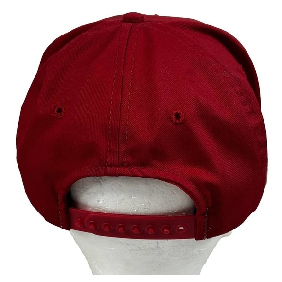 VTG Corvette Hat 80s Snapback Trucker Hat Chevy Racing Corded Fleece Lined Cap - Picture 3 of 7